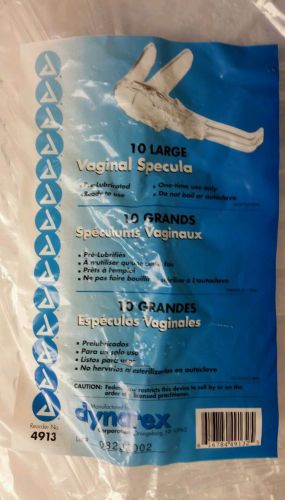 Dynarex Vaginal Specula, Disposable, Large, 10 count (10 Pack)