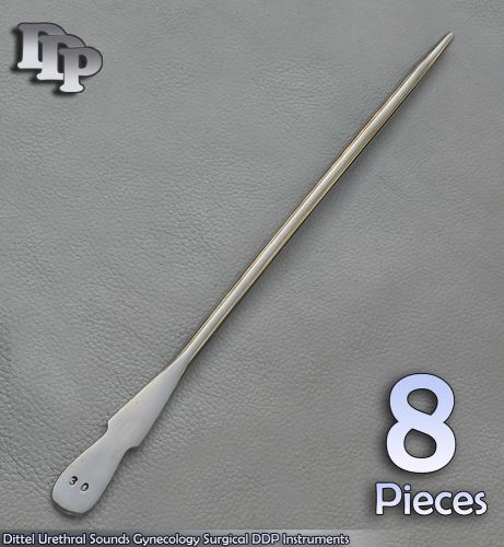 8 Pieces Of Dittel Urethral Sounds # 30 Fr Gynecology Surgical DDP Instruments