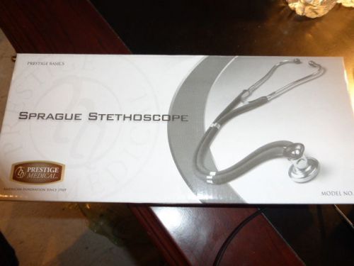 Basic Sprague-Rappaport Stethoscope, Black, Prestige Medical #105, SUPER SALE
