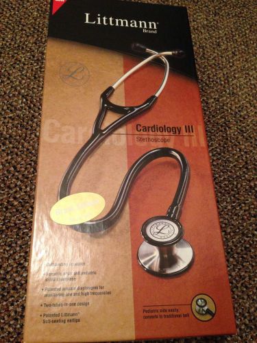 3m™ littmann® cardiology iii™ stethoscope, brass finish w/ black tube (3128brs) for sale