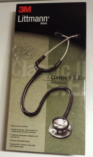 3m littmann classic ii s.e stethoscope,black colour 220 2 11 fonendoscopio look for sale