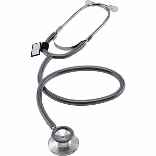 New - mdf® dual head lightweight stethoscope - grey (sleek) - free shipping for sale