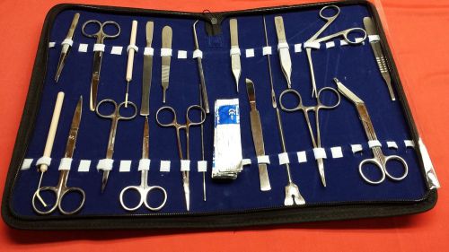 49 PC U.S MILITARY FIELD DISSECTION SURGICAL VETERINARY INSTRUMENTS KIT