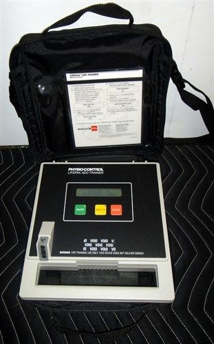 Physio control lifepak aed training system 3005578-03 with bag for sale