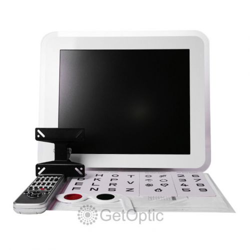 Upgraded 17&#034; led vision acuity test chart linux platform remote control top new for sale