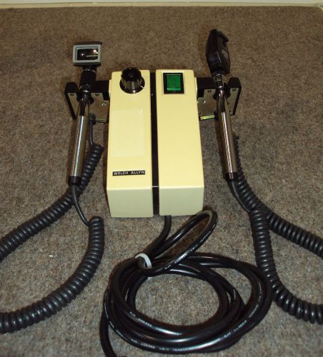 Welch allyn /opthalmoscope and otoscope with head and transformer for sale