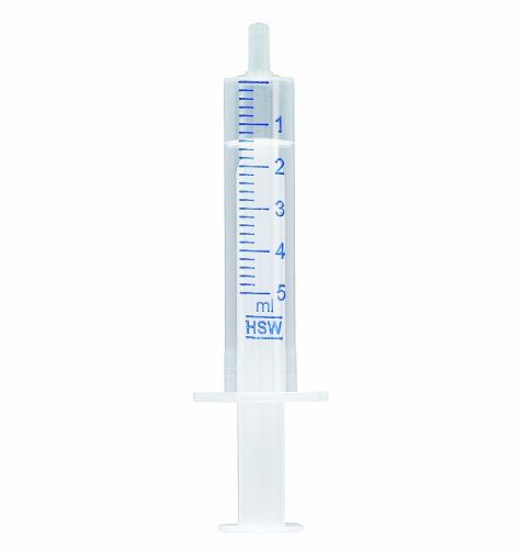 Chemglass CG-3080-02 Polypropylene Syringe with Centric Tip, 3mL Capacity
