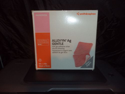 Smith &amp; Nephew ALLEVYN Ag Gentle 10 count 4 x 4 NOB No Outer Box
