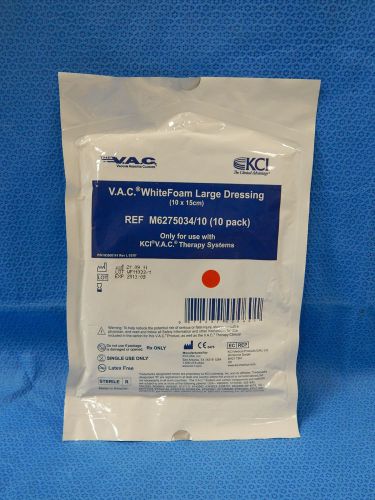 Kci m6275034 vac whitefoam large dressing 10x15cm (each)-ex for sale