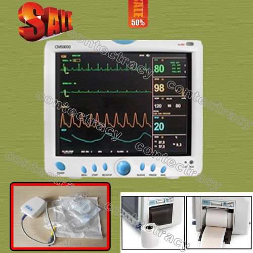 CE,FDA With ET-CO2 Muitl Parameters ICU vital signs Patient Monitor,Printer,12.1