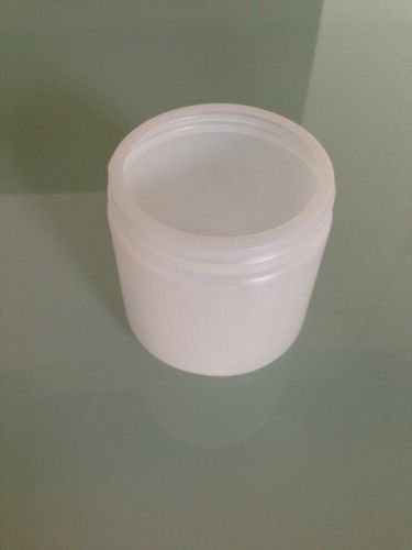 16 oz Natural HDPE Wide Mouth 89-400 Containter - Lot of 189