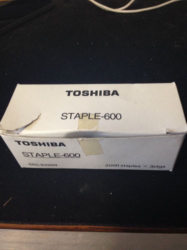 Geniune New Toshiba Staple-600 (2 cartridges in this box)