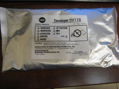 KONICA MINOLTA DEVELOPER DV110 USE IN DI2010 2510 3010 3510 COPIERS