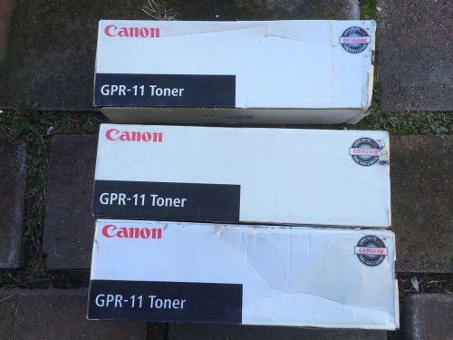 Genuine Canon GPR-11 Toner - Black Yellow, Cyan, factory sealed