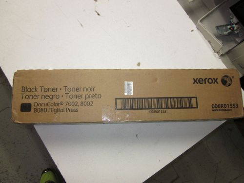 NEW Genuine Xerox 006R01553 6R1553 Black Toner for DocuColor 7002 8002 8080
