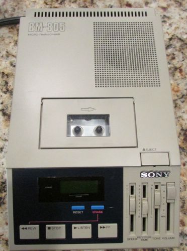 Sony BM-805T Micro Cassette Transcriber