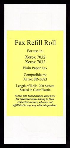 New 8R-3683 Fax Film Refill Roll for Xerox 7032 and 7033