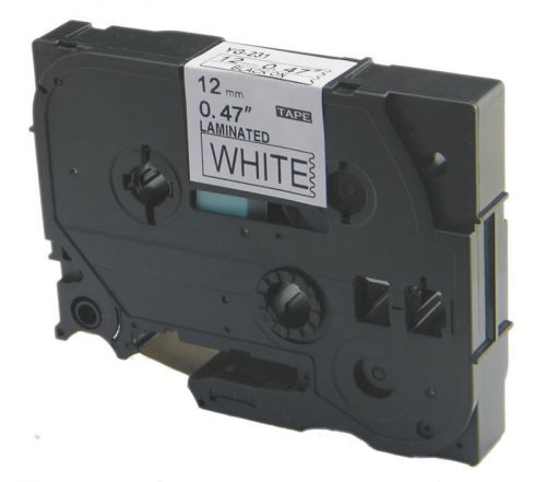New compatible for brother p-touch tz tze 231 label tape black on white tze231 for sale