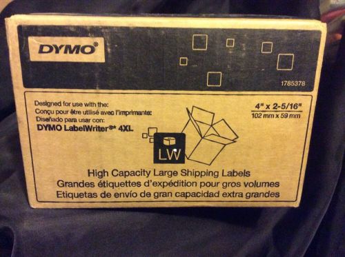 2x dymo labelwriter 4xl thermal label roll paper high capacity 1785378 box for sale