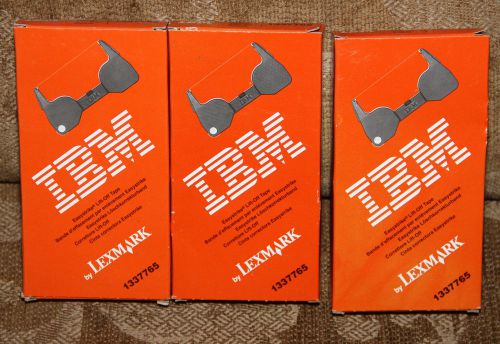 (3) Genuine IBM Easystrike Lift Off Tape Lexmark 1337765 NIB Typewriter Supplies