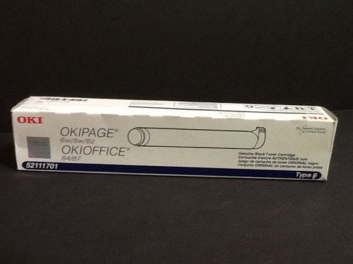 NEW Genuine OKI OKIPAGE /OKIOFFICE 52111701 Type 6 Genuine Black Toner Cartridge
