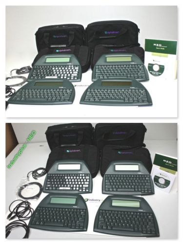 x4 ALPHASMART NEO Portable Word Processor keyboard writer notebook case USBcable