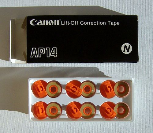 Lot of 3 boxes Canon AP14 Lift Off Correction Tape #860760 (6 spools/box)