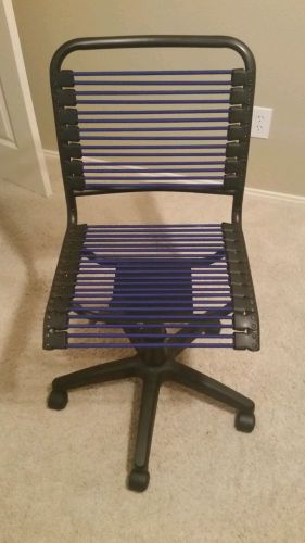 Blue Bungee chair from the container store, 16&#034;, 20&#034;, 23&#034; x 23&#034; x 35&#034; h