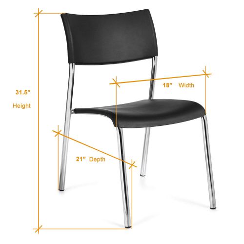 Armless stack chair for sale
