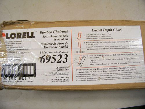 Lorrell Bamboo Charimat 69523 44&#034; x 52&#034; New in Box with Carry Case