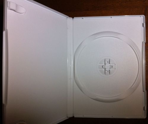 White Standard size DVD Case x10