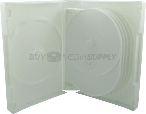 39mm White 12 Discs DVD Case - 1 Piece