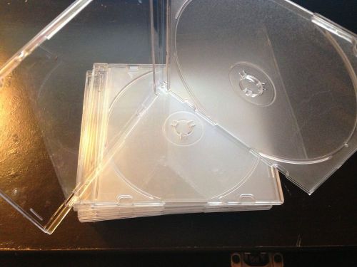 10 new clear cd cases