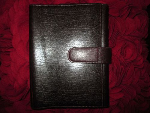 BEAUTIFUL BROWN LEATHER BALLY ORGANIZER/PLANNER
