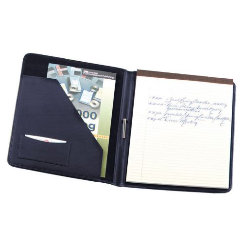 Royce leather deluxe writing padfolio - blue for sale