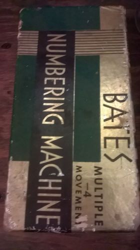 Vintage Bates Numbering Machine  With Original Box #4