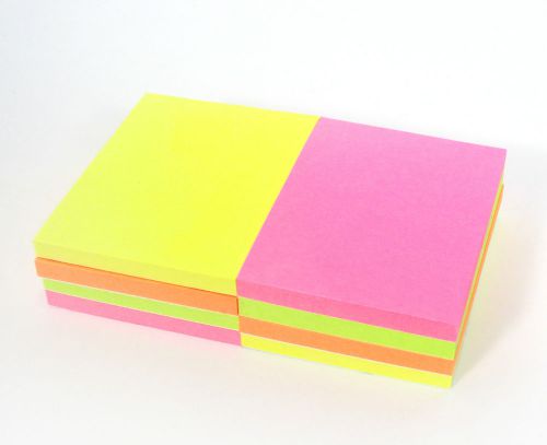 A-One Pointing-7-4 4Pack(640sheets) POST IT Sticky Notes Notepads 37X50mm 1.5X2&#034;