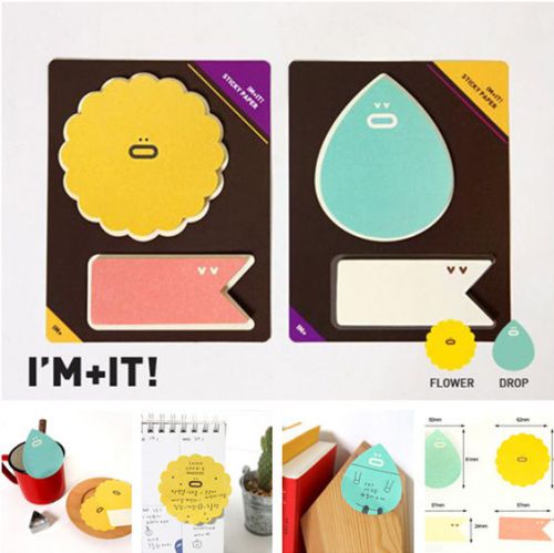 New Creative Lovely expression Sticker Marker Memo Flags Sticky Notes (A408)