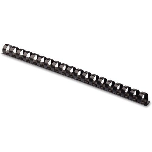 Fellowes 52322 Plastic Comb Bindings, 3/8&#034;/41-55 Sheet Capacity, 100/PK, Black