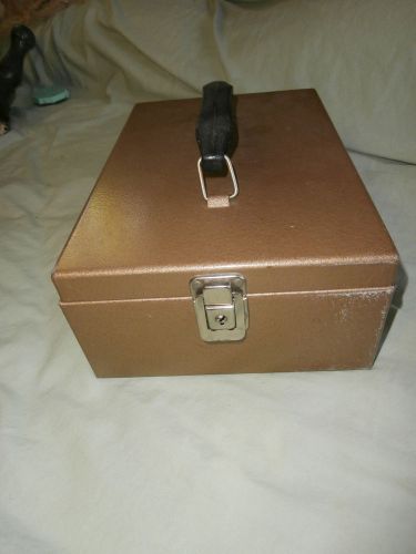 Vintage Rockaway Products Metal File Box Heavy Metal