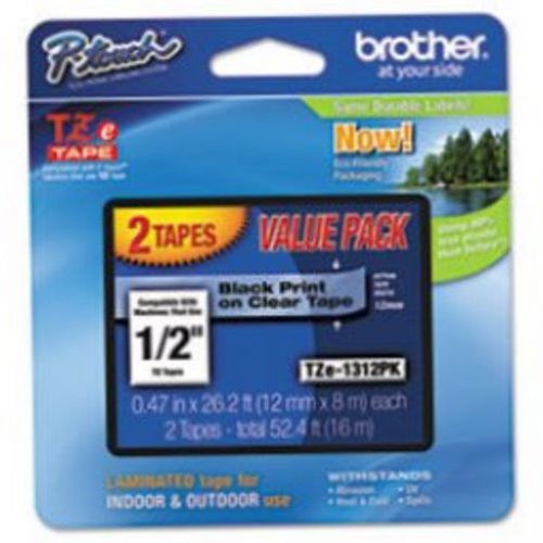NEW BROTHER TZE1312PK Brother TZ Label Tape Cartridge