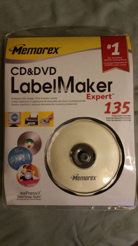 Memorex CD / DVD Label Maker Expert - 135 Total Labels Incl. -  NEW IN PACKAGE!!