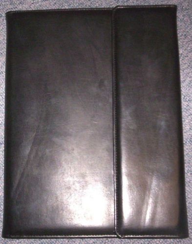 HAZEL Underarm Portfolio / Notepad, Black-with legal pad,multiple pockets-NEW-NR