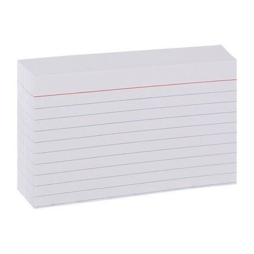 Wexford Ruled Index Cards 100 Count 3x5 In