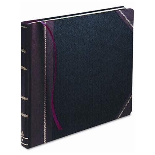 ESSELTE PENDAFLEX CORP. 23300R Columnar Book, Record Rule, Black Cover, 300