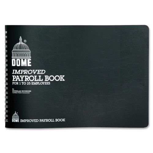 Dome Publishing Payroll Book - Wire Bound - 10&#034; X 6.50&#034; Sheet Size - (dom625)