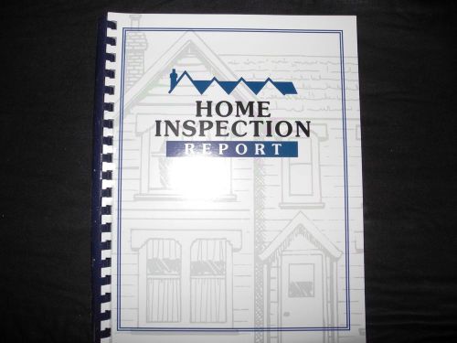 Home Inspection Report Form Paper Book Carbon Copy AHIT