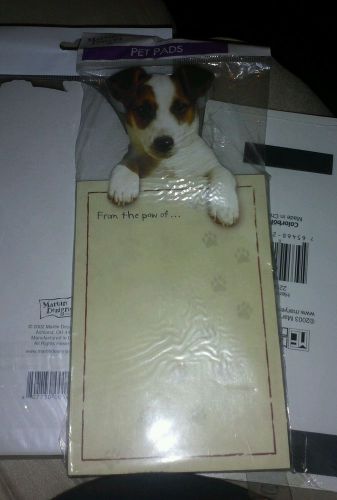 memo pad puppy dog ron