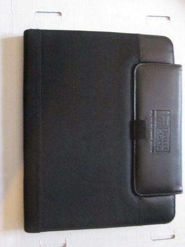 Black Portfolio Padfolio LTC Financial New Notepad B-025