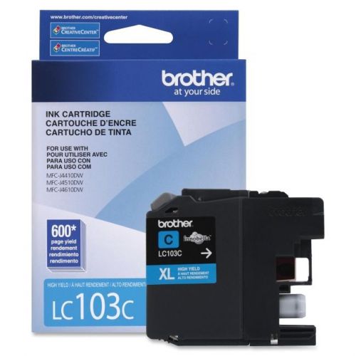 BROTHER INT L (SUPPLIES) LC103C  CYAN INK CARTRIDGE FOR